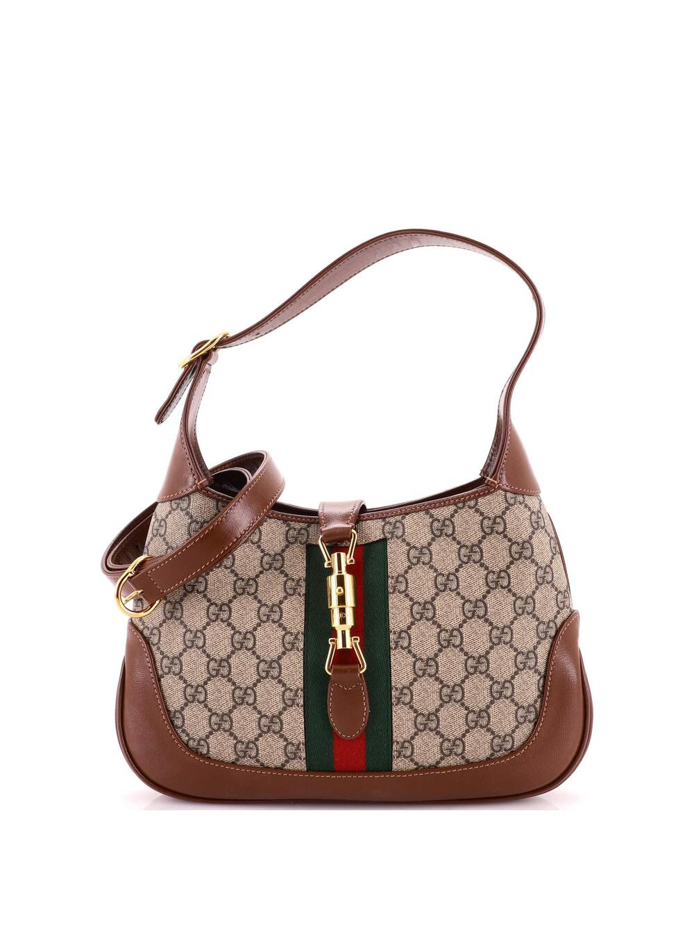Gucci Jackie Hobo Gg Coated Canvas #335356G22B